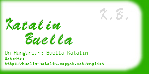 katalin buella business card